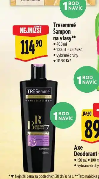 Albert Tresemmé šampon nabídka