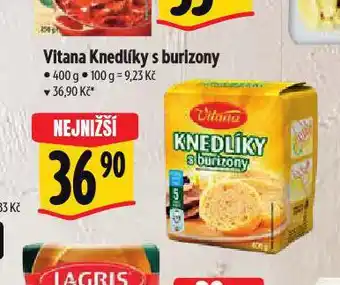 Albert Vitana knedlíky s burizony nabídka