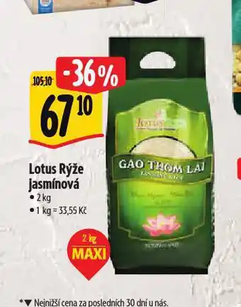 Albert Lotus rýže nabídka