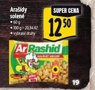 Albert Arašídy solené nabídka