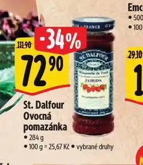 Albert St. dalfour ovocná pomazánka nabídka