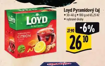 Albert Loyd pyramidový čaj nabídka