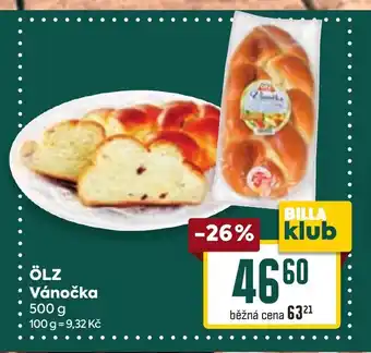 Billa ÖLZ Vánočka nabídka