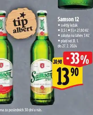 Albert Pivo samson nabídka