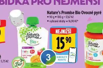 Albert Bio ovocné pyré nabídka