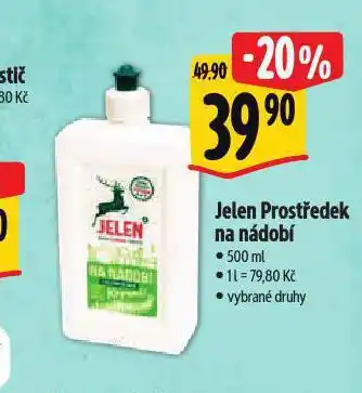 Albert Jelen prostředek na nádobí nabídka