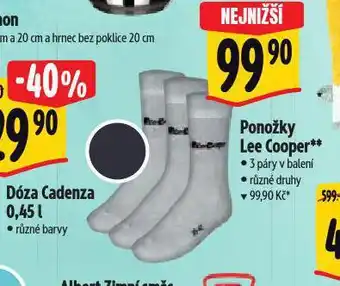 Albert Ponožky nabídka