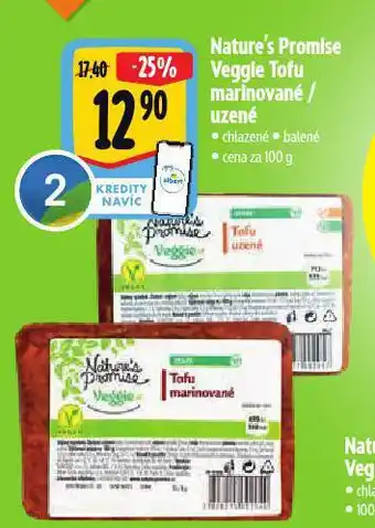 Albert Veggie tofu nabídka