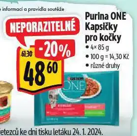 Albert Purina one kapsičky pro kočky nabídka