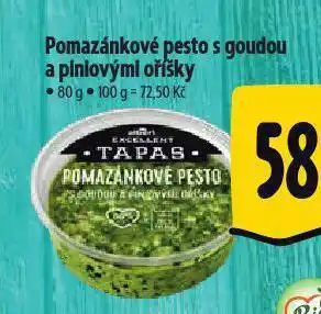 Albert Pomazánkové pesto s goudou a piniovými oříšky nabídka