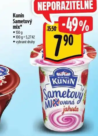 Albert Kunín sametový mix nabídka