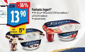 Albert Fantasia jogurt nabídka