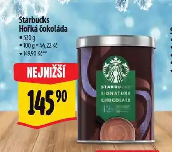 Albert Starbucks hořká čokoláda nabídka