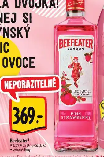 Albert Beefeater gin nabídka