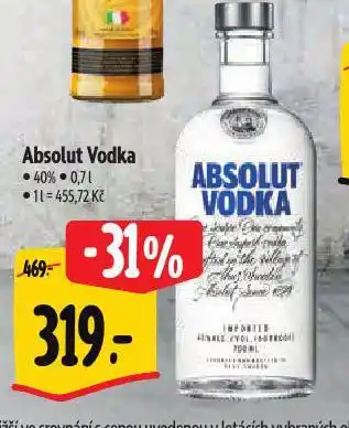 Albert Absolut vodka nabídka
