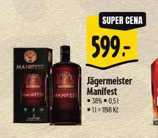 Albert Jagermeister manifest nabídka
