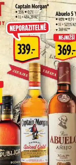 Albert Captain morgan nabídka