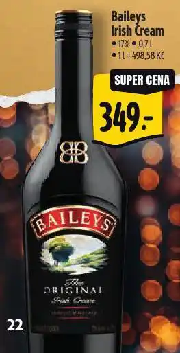 Albert Baileys irish cream nabídka