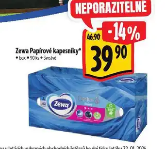 Albert Zewa papírové kapesníky nabídka