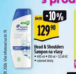 Albert Head & shoulders šampon nabídka