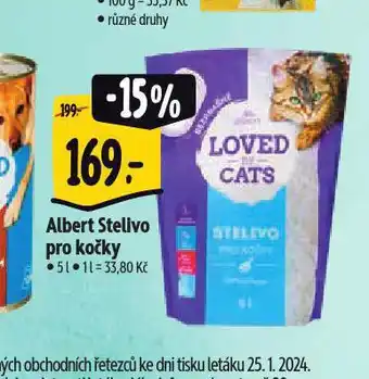 Albert Albert stelivo pro kočky nabídka