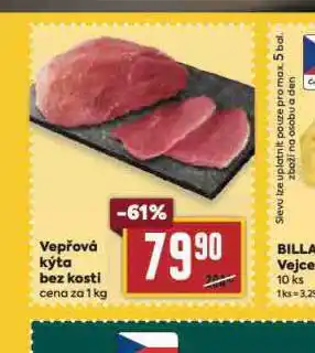 Billa Vepřová kýta bez kosti nabídka