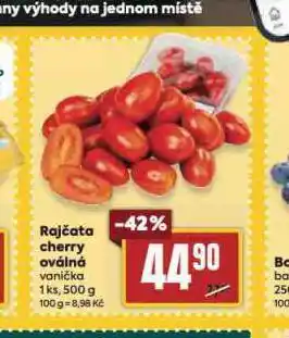 Billa Rajčata cherry oválná nabídka