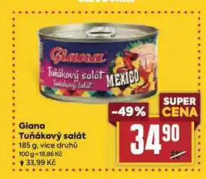 Billa Giana tuňákový salát nabídka