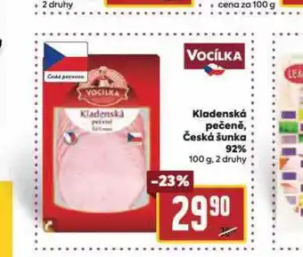 Billa Kladenská pečeně nabídka