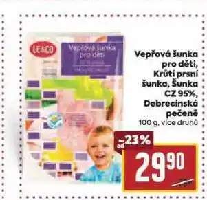 Billa Krůtí prsní šunka nabídka
