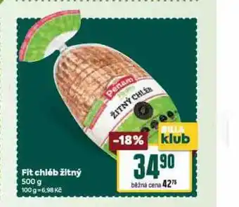 Billa Fit chléb žitný nabídka