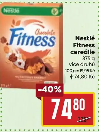 Billa Nestlé Fitness cereálie nabídka