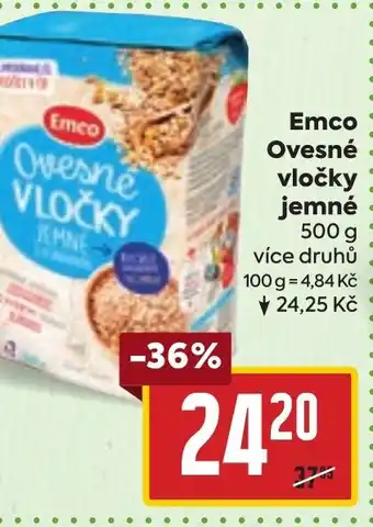 Billa Emco Ovesné vločky jemné nabídka