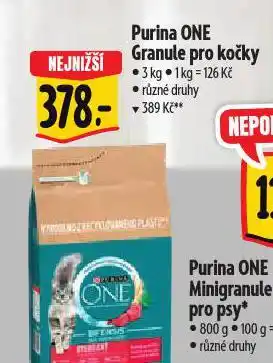 Albert Purina one granule pro kočky nabídka