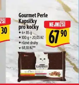 Albert Gourmet perle kapsičky pro kočky nabídka