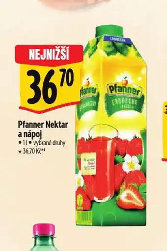 Albert Pfanner nektar a nápoj nabídka