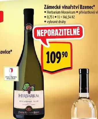 Albert Zámecké vinařství bzenec nabídka