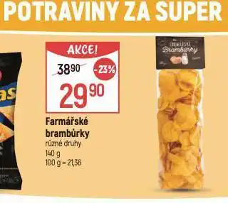 Globus Farmářské brambůrky nabídka