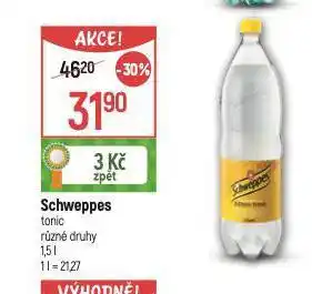 Globus Schweppes tonic nabídka