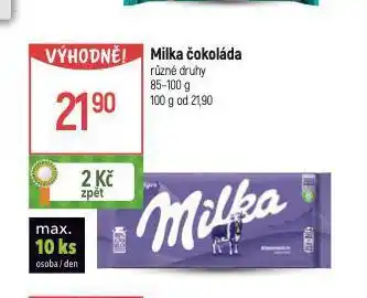 Globus Milka čokoláda nabídka