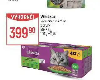 Globus Whiskas kapsičky pro kočky nabídka
