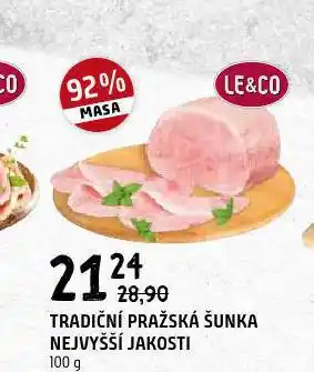 Terno Tradiční pražská šunka nejvyšší jakosti nabídka