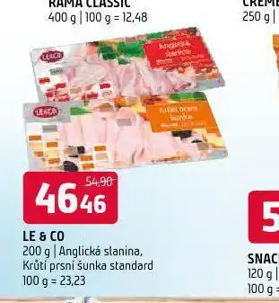 Terno Le & co anglická slanina nabídka