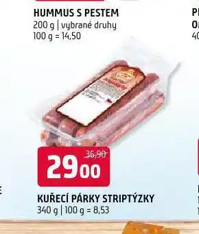 Terno Kuřecí párky striptýzky nabídka