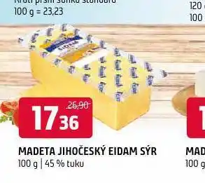 Terno Madeta jihočeský eidam sýr nabídka