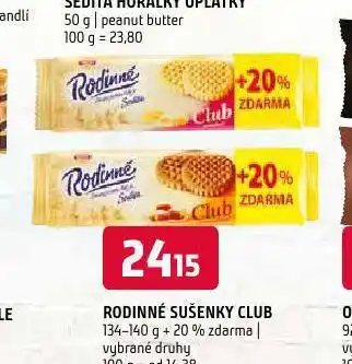 Terno Rodinné sušenky club nabídka