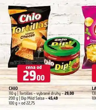 Terno Chio dip mild salsa nabídka