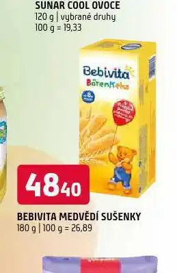 Terno Bebivita medvědí sušenky nabídka