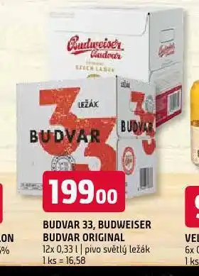 Terno Pivo budweiser budvar original nabídka