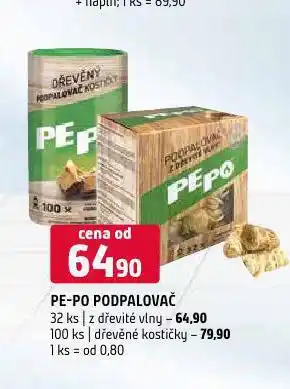Terno Pe-po podpalovač dřevěné kostičky nabídka